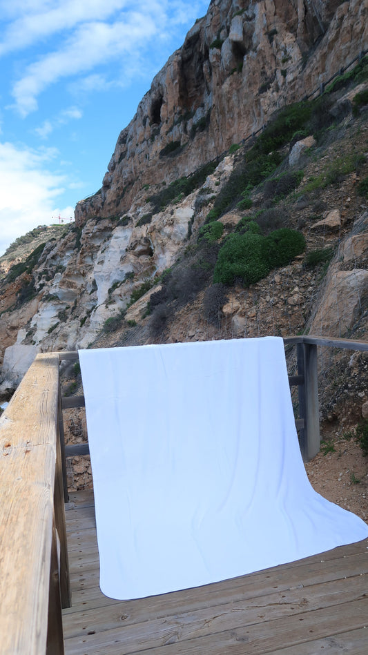 Frottierdecke Wolkenweiß 150x205 cm – 100% Baumwolle