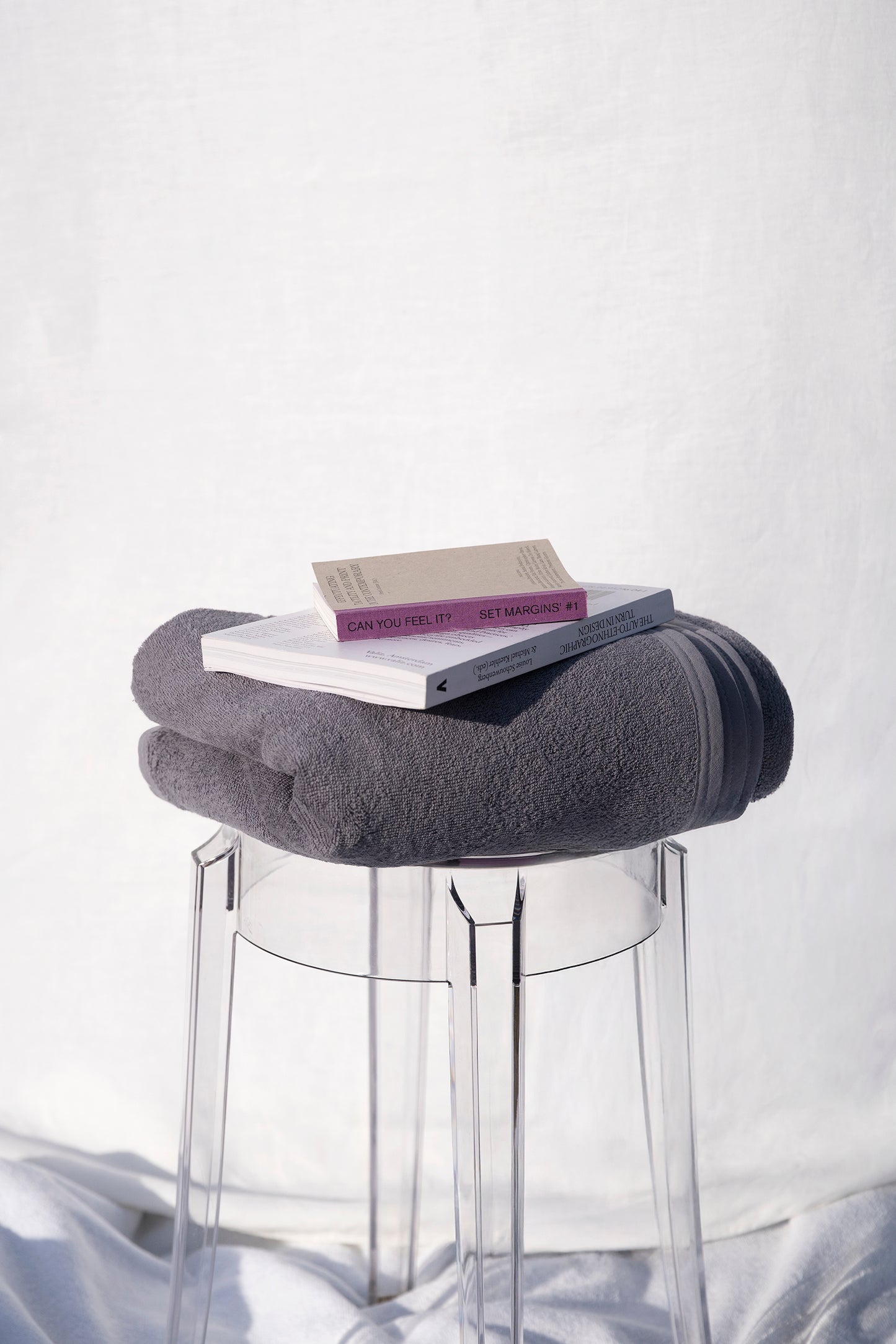 Frottierdecke Schiefergrau 150x205 cm – 100% Baumwolle